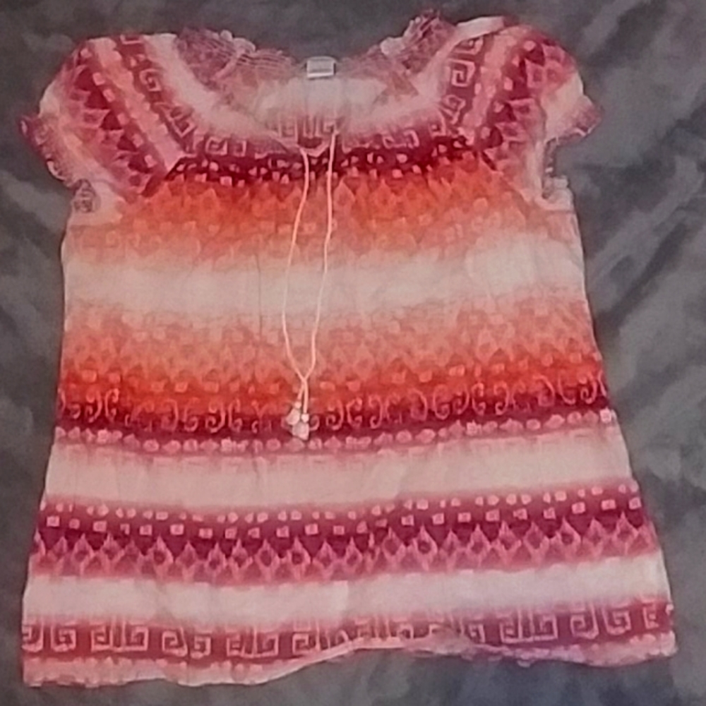 Brand: Liz Claiborne Size:L Color: pink/Orange